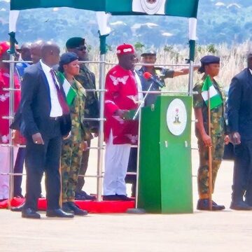 President Bola Tinubu Arrives Anambra State To Commission Several Legacy Projects Completed By Governor Chukwuma Soludo’s Administration.