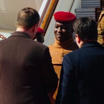 President Putin Welcomes Burkina Faso’s Ibrahim Traore At The Kremlin.