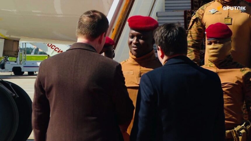 President Putin Welcomes Burkina Faso’s Ibrahim Traore At The Kremlin.