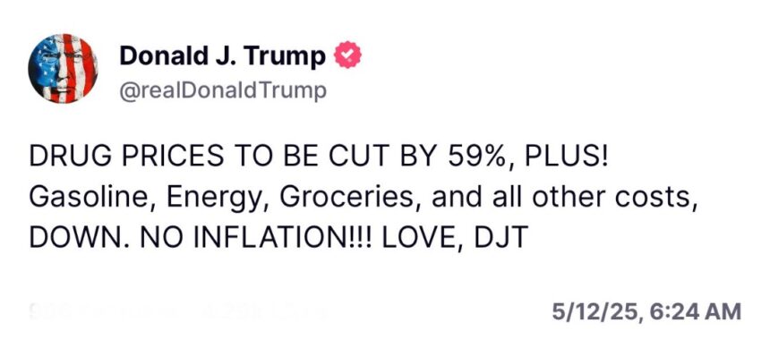 Trump Signs Executive Order Lowering Prices Of Drugs And Groceries