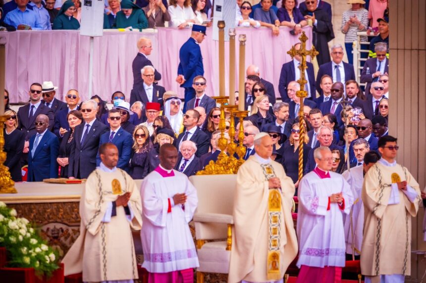 Photos: “Nigeria Remains Committed To Building Bridges Across Belief, Race, And Continent—For Peace, For Progress, And For All Of Humanity.” President Tinubu At Pope Leo XIV Inauguration
