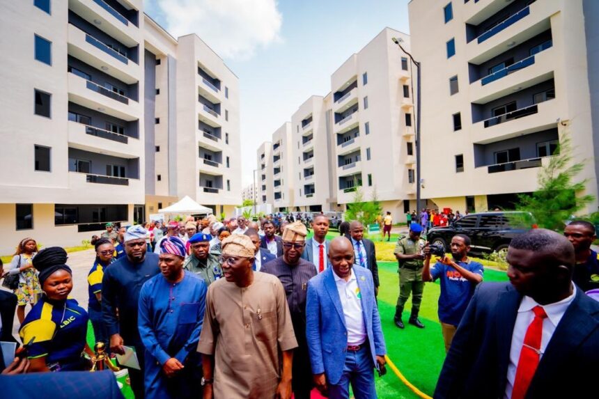 Sanwo-Olu Commissions ‘Greater Lagos Apartments’, Says The State Has Deliver “Sense Of Stability And Dignity For Hundreds” To Residents