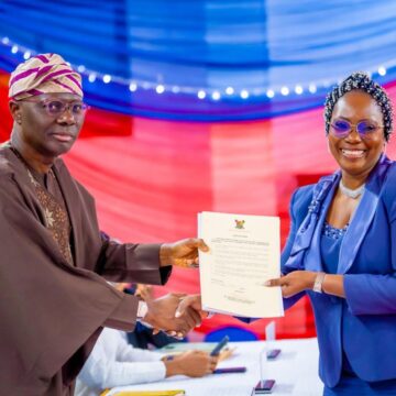 Governor Sanwo-Olu Swears In New Members Of The Lagos State Civil Service Commission