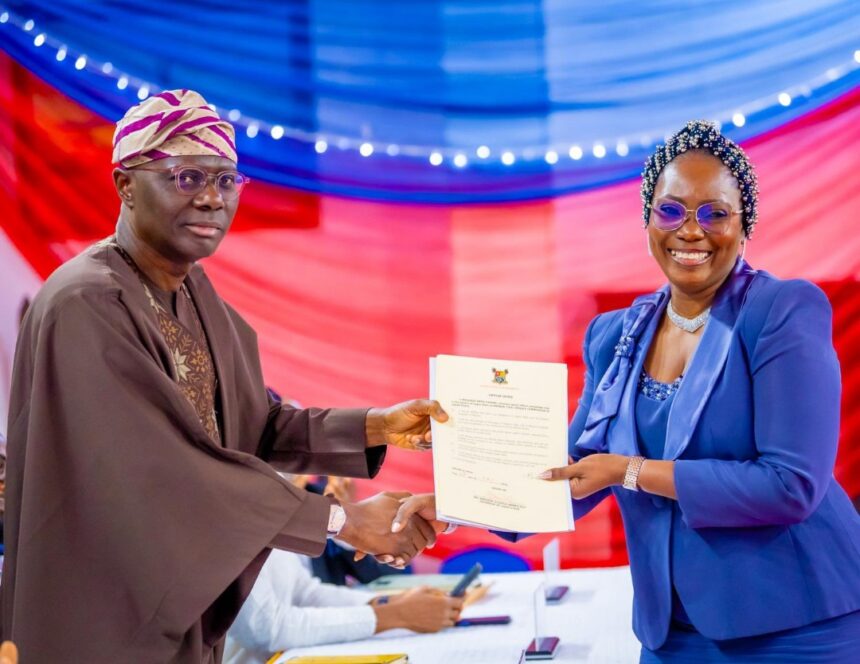 Governor Sanwo-Olu Swears In New Members Of The Lagos State Civil Service Commission