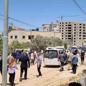 Israeli Soldiers Fire Warning Shots On As Foreign Diplomats Visited The Occupied West Bank