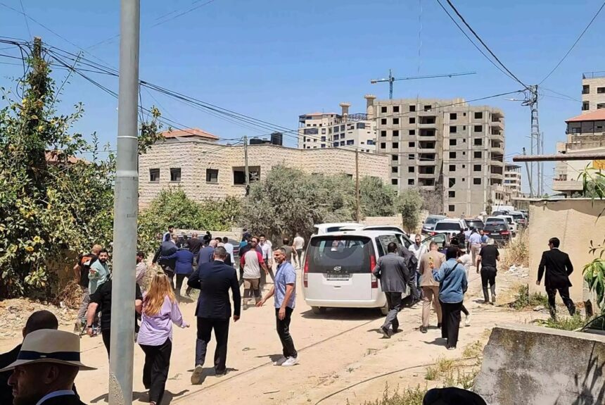 Israeli Soldiers Fire Warning Shots On As Foreign Diplomats Visited The Occupied West Bank