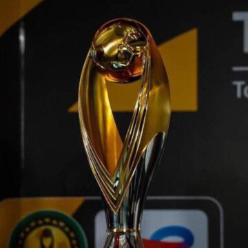 The Confederation of African football unveil new Champions League trophy