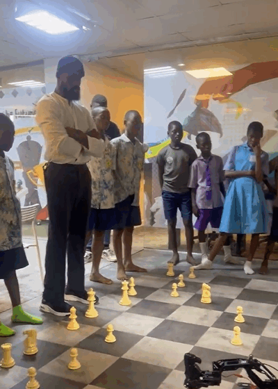 “We Built A Robot That Can Play Chess”—- Chess In The Slum Convener/Coach Tunde Onakoya Reveals