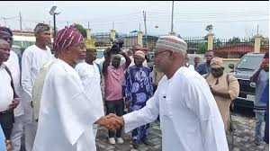 Video: Former Vice President Of Nigeria Visit Former Governor Of Osun State Governor, Engr. Rauf Aregbesola At His Residence