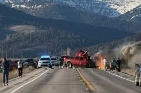 image 7 People Are Dead After A Truck And Tour Van Collided Near Yellowstone, Police Say