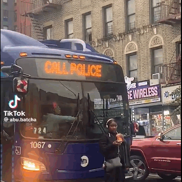 Video: The Bus Driver Wouldn’t Open The Door So She Said Nobody Going
