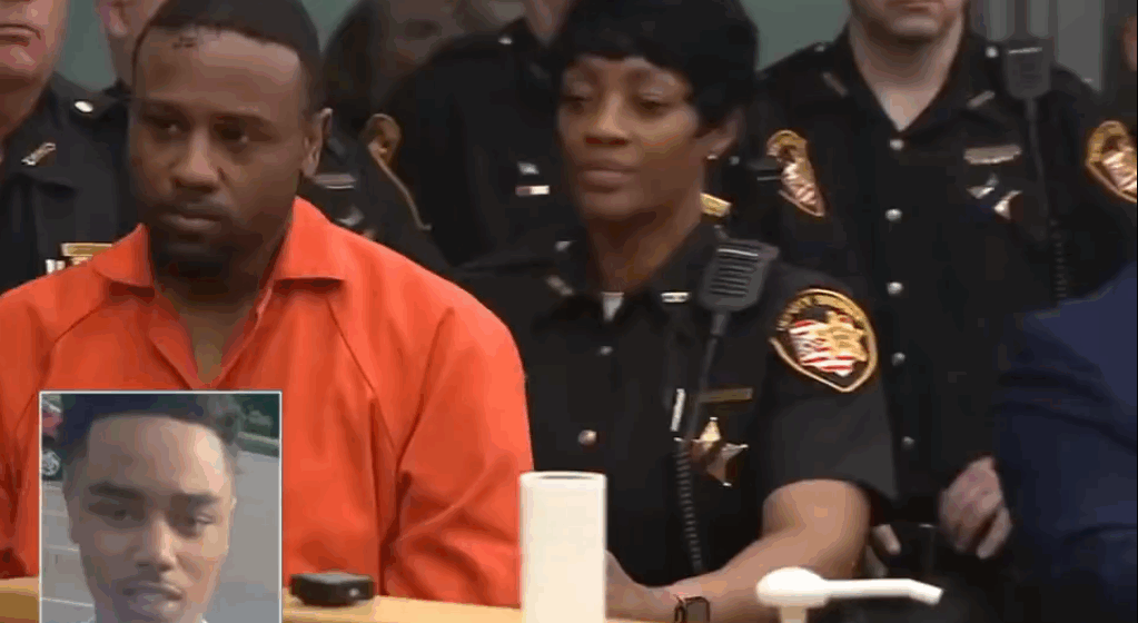 Man Who Kills A Police Officer Days After Police Shot His 18-Year-Old Son Walks Past 30 Officers Defiantly In Courtroom