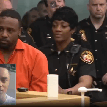 Man Who Kills A Police Officer Days After Police Shot His 18-Year-Old Son Walks Past 30 Officers Defiantly In Courtroom