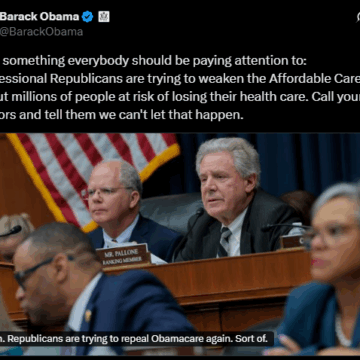 “Congressional Republicans Are Trying To Weaken The Affordable Care Act And Put Millions Of People At Risk Of Losing Their Health Care.” Barrack Obama