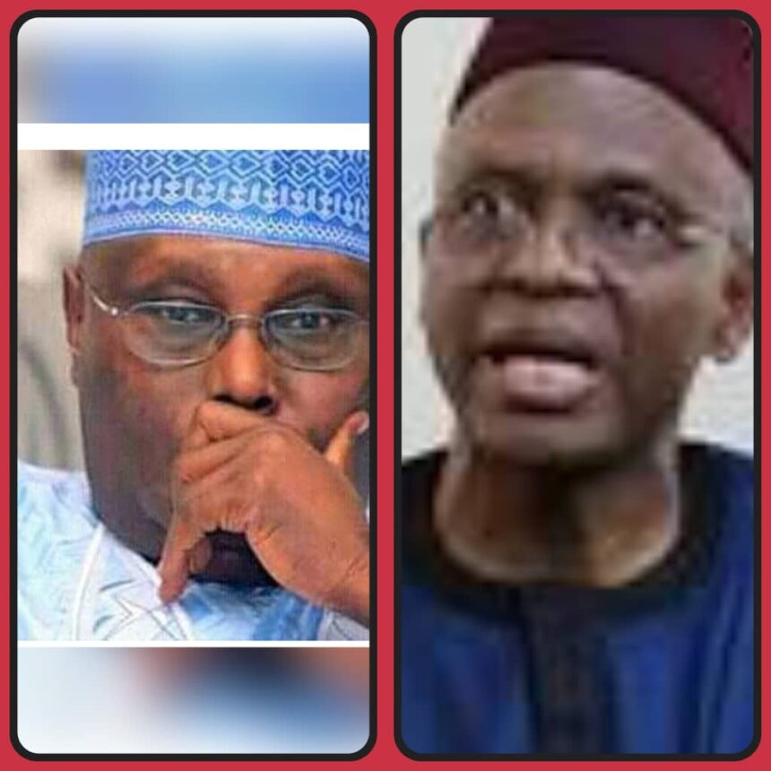2027 ELECTIONS: IRRELEVANCE OF ATIKU/EL-RUFAI POLITICAL COALITION AND DILEMMA OF THE NORTH .