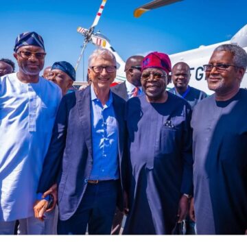 “A Great Leader Takes People Where They Don’t Necessarily Want To Go, But Ought To Be.” That Is The Essence Of President Tinubu”— Femi Otedola
