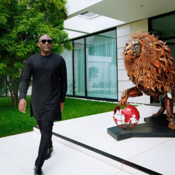 Photos: “Where’s The Sallah Meat?”—Nigerian Economist Tony Elumelu, Steps Out For Eid Al-Adha Celebration