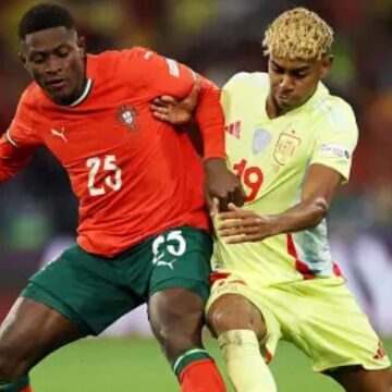 Nuno Mendes Wins Player Of The Match For The Nations League Final Between Portugal And Spain.