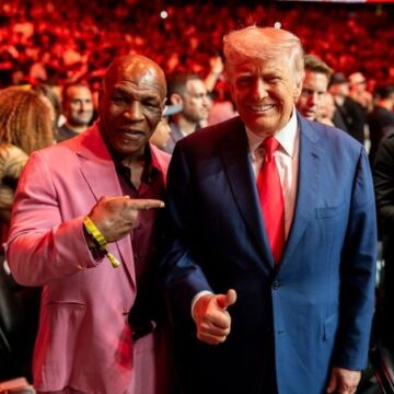 Photo: President Donald Trump With Mike Tyson At UCF 316