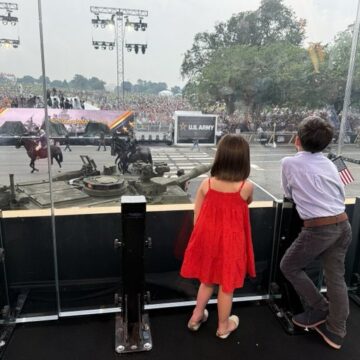 Photo: Vice President JD Vance’s Children At The U.S. Army 250th Celebration