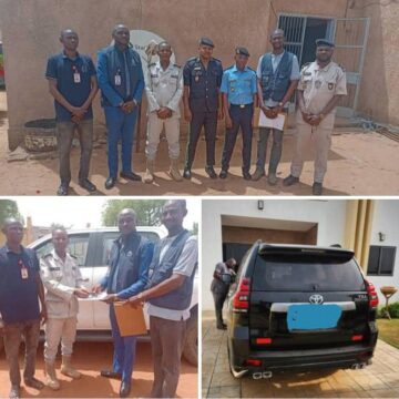 POLICE RECOVER VEHICLES STOLEN FROM NIGERIA TO GHANA AND NIGER,ARREST THREE SUSPECTS IN GHANA.