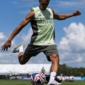 La Liga Club Real Madrid Midfielder Trent John Alexander-Arnold, Training in Miami