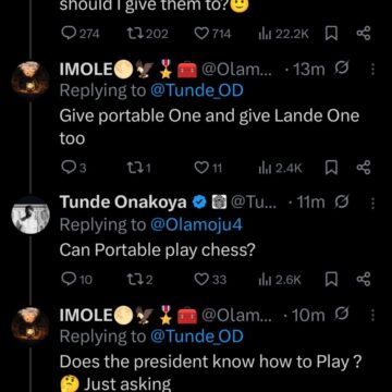 Angry Netizen Digs ‘Chess In Slums Africa’ Convener Tunde Onakoya, For Gifting Chess Set To President Tinubu
