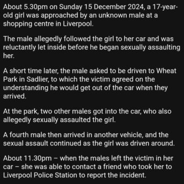 WhatsApp Image 2025-06-18 at 14.07.21_5a83b793 Police Arrest Four Males Aged 14 To 19, Over Alleged Six-Hour Gang-Rape Of A 17-Year-Old Girl In Sydney’s Southwest.