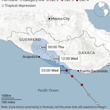 Hurricane Erick ‘Extremely Dangerous’ As It Nears Mexico