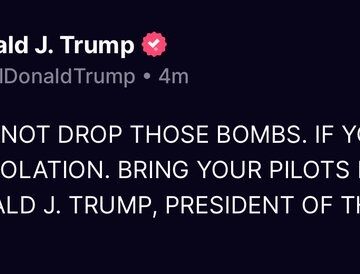 “Israel. Do Not Drop Those Bombs.”—- President Trump Sends Stern Warning To Israel After Ceasefire Agreement