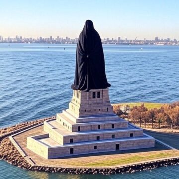 WhatsApp Image 2025-06-27 at 12.09.26_2274875b Photo: Edited Picture Of New York Statue Of Liberty Wearing Burqa After Socialite Zohran Mamdani Won NYC Democratic Mayoral Primary