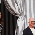 Bezos And Sanchez Arrive In Venice Amid Protest Against Their Wedding