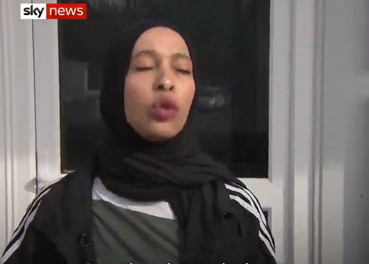 image An Immigrant Expresses Displeasure At The British Government For Putting Her And Kids In Makseshift