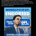  Omar Fateh Wins Minneapolis Democratic Party Endorsement For Mayor.