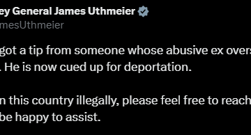 Screenshot (147) Florida Attorney General James Uthmeier Urge Citizens To Snitch On Their Illegal Exes For Deportation