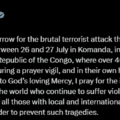 Pope Leo XIV Show Solidarity With Victims Of Violence While Calling Those With “Local And International Responsibility, To Collaborate In Order To Prevent Such Tragedies.”