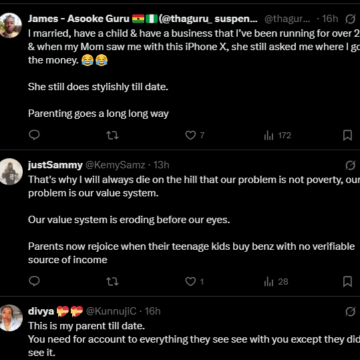 Netizens Discuss Moral Values And Decadence In The Society As A S.S.1 Nigerian Student Bought A Mercedes Benz While The Dad Query His Source