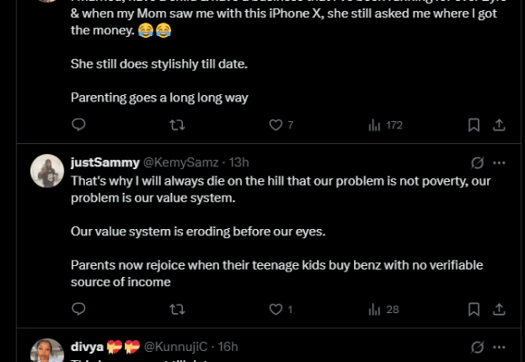 Netizens Discuss Moral Values And Decadence In The Society As A S.S.1 Nigerian Student Bought A Mercedes Benz While The Dad Query His Source