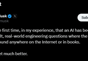 GROK 4: Netizens Are Skeptical Of An AI That Can Solve Real-World Engineering Problem, Bombard Elon Musk With Slew Of Questions