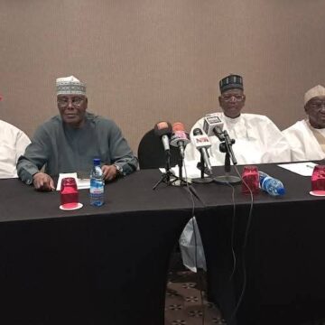 BREAKING: Atiku, former Senate President David Mark, Secondus, Lamido, and other PDP leaders are currently holding a high-level, closed-door critical meeting in Abuja.