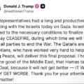 President Trump Resolve Conflicts Between Waring Countries 