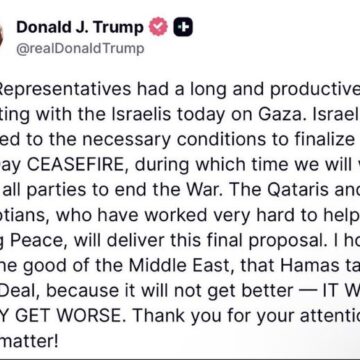 President Trump Resolve Conflicts Between Waring Countries 