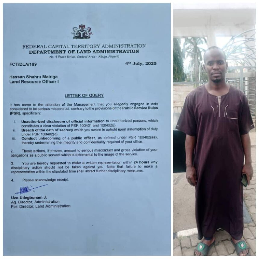 After 8 Days of Illegal Detention, FCDA Staff Queried for Exposing Wike’s Land Scandal