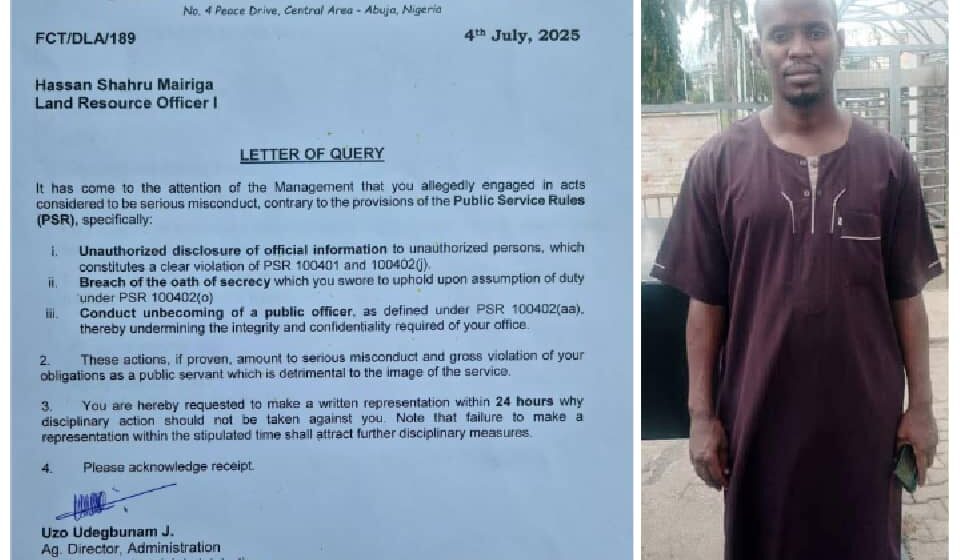 After 8 Days of Illegal Detention, FCDA Staff Queried for Exposing Wike’s Land Scandal