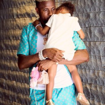 Photo: Victor Osimhen Doing Fatherly Duty With His Daughter Hailey