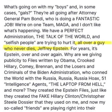 President Trump Denounces Existence Of The Epstein Files, Defend AG Bondi, Claims His Administration Is Perfect