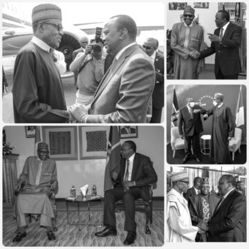 Kenyan President Uhuru Kenyatta Sympathises With Nigeria On The Demise Of Former President Muhammadu Buhari, Praise His “Humility And Unwavering Commitment.”