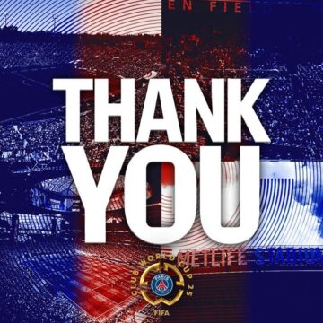 PSG Pens Heartfelt Note To Fans After Losing The FIFA World Cup To Chelsea In A 3-0 Match
