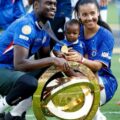 Photo: Benoit Badiashile And His Wife.