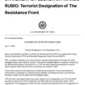 United States Designates Pakistani Terror Group TRF Behind The Pahalgam Terror Attack As A Foreign Terrorist Organisation And Specially Designated Global Terrorist